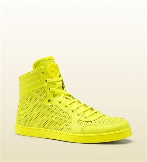 neon yellow sneakers gucci|Gucci trainers ladies sale.